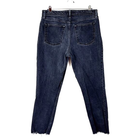 Abercrombie and Fitch Simone High Rise Slim Jeans 32/ 14R Black 99% cotton - Picture 4 of 7